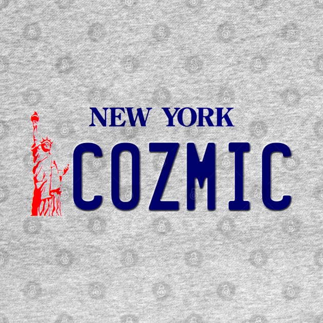 Big Bang Theory - Neil deGrasse Tyson COZMIC license plate by hauntedjack